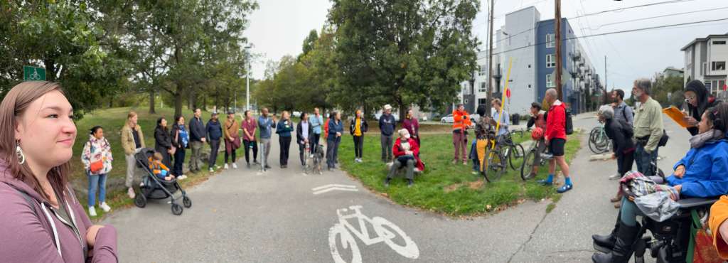 group of people gathered on street